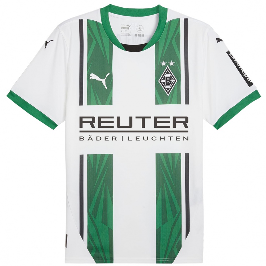 Men Football Maximilian Neutgens #30 White Green Home Jersey 2024/25 T-Shirt Australia