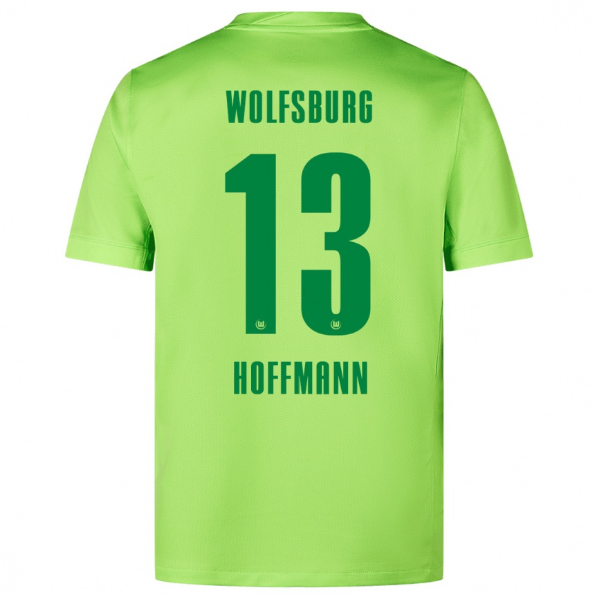 Men Football Nils Hoffmann #13 Fluorescent Green Home Jersey 2024/25 T-Shirt Australia