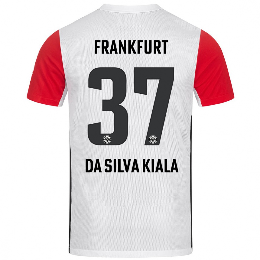 Men Football Joel Da Silva Kiala #37 White Red Home Jersey 2024/25 T-Shirt Australia