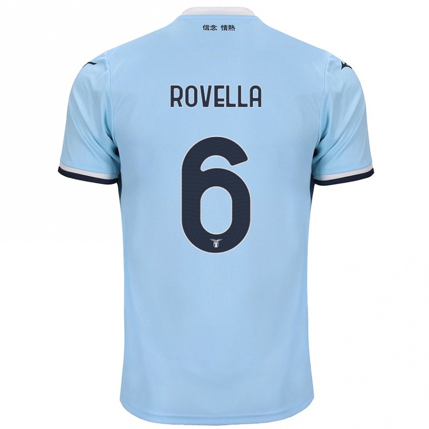 Men Football Nicolo Rovella #6 Blue Home Jersey 2024/25 T-Shirt Australia