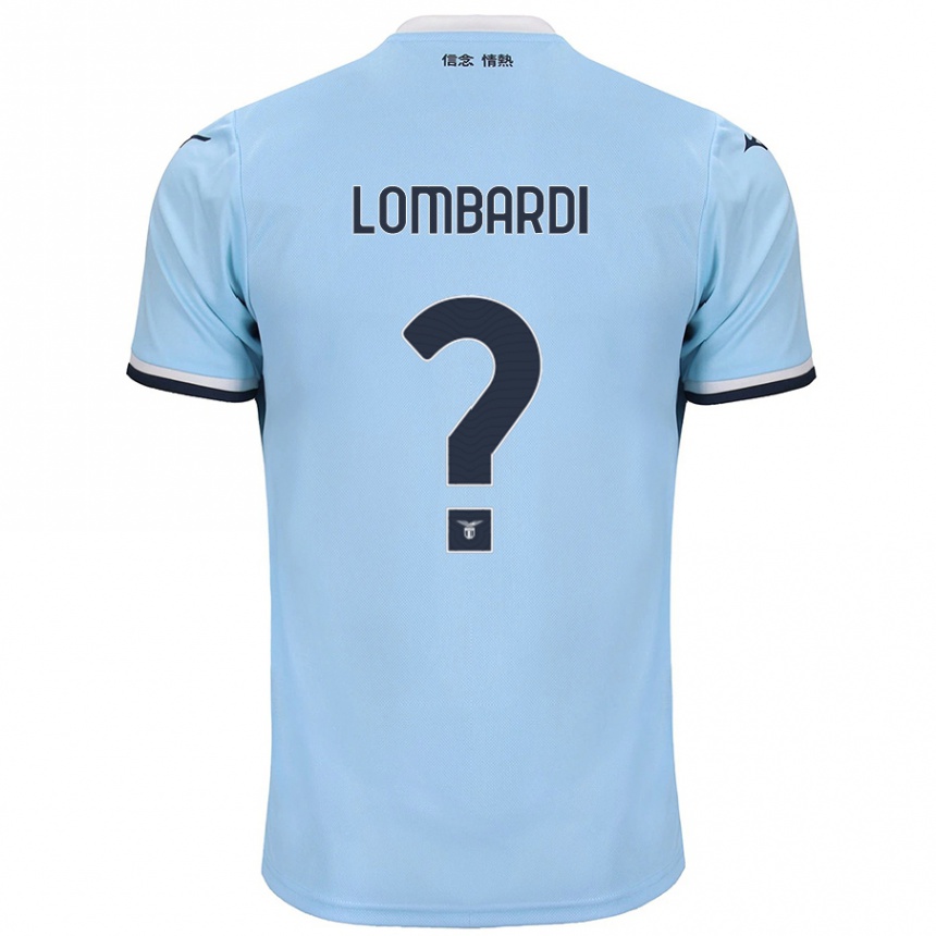 Men Football Pierlorenzo Lombardi #0 Blue Home Jersey 2024/25 T-Shirt Australia