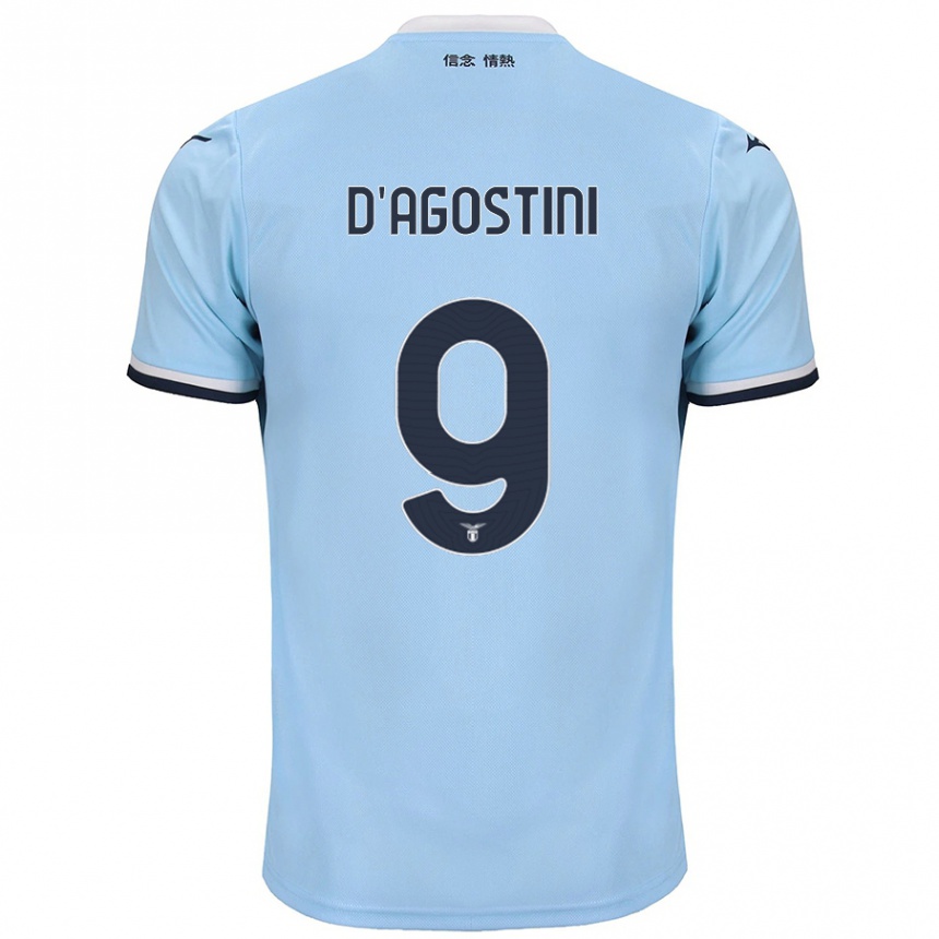 Men Football Lorenzo D'agostini #9 Blue Home Jersey 2024/25 T-Shirt Australia