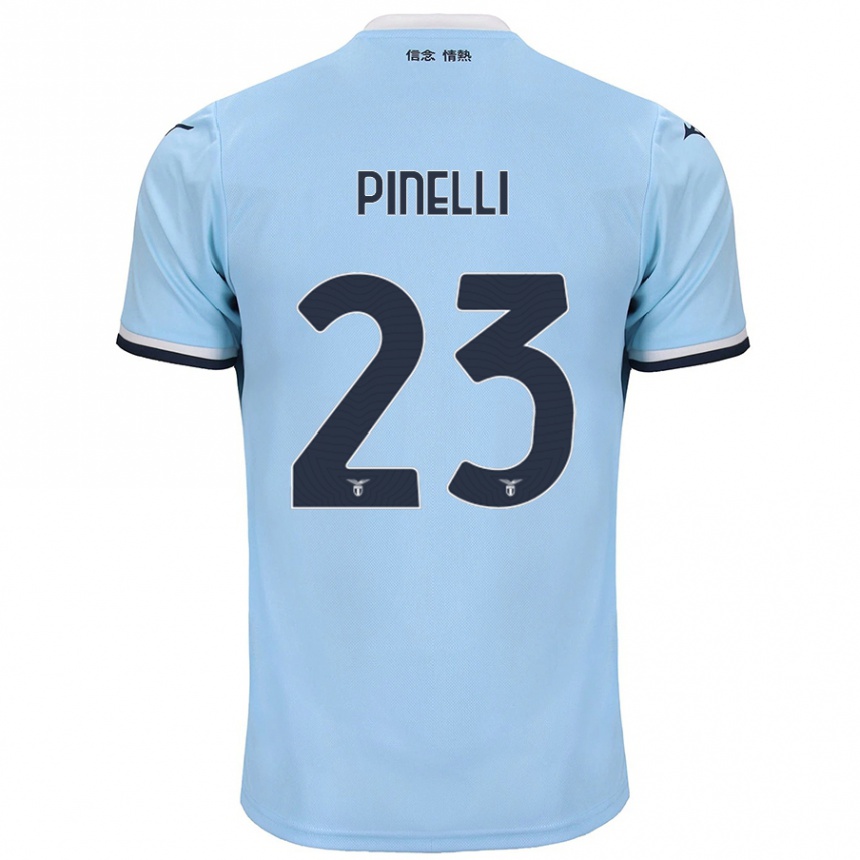 Men Football Pietro Pinelli #23 Blue Home Jersey 2024/25 T-Shirt Australia