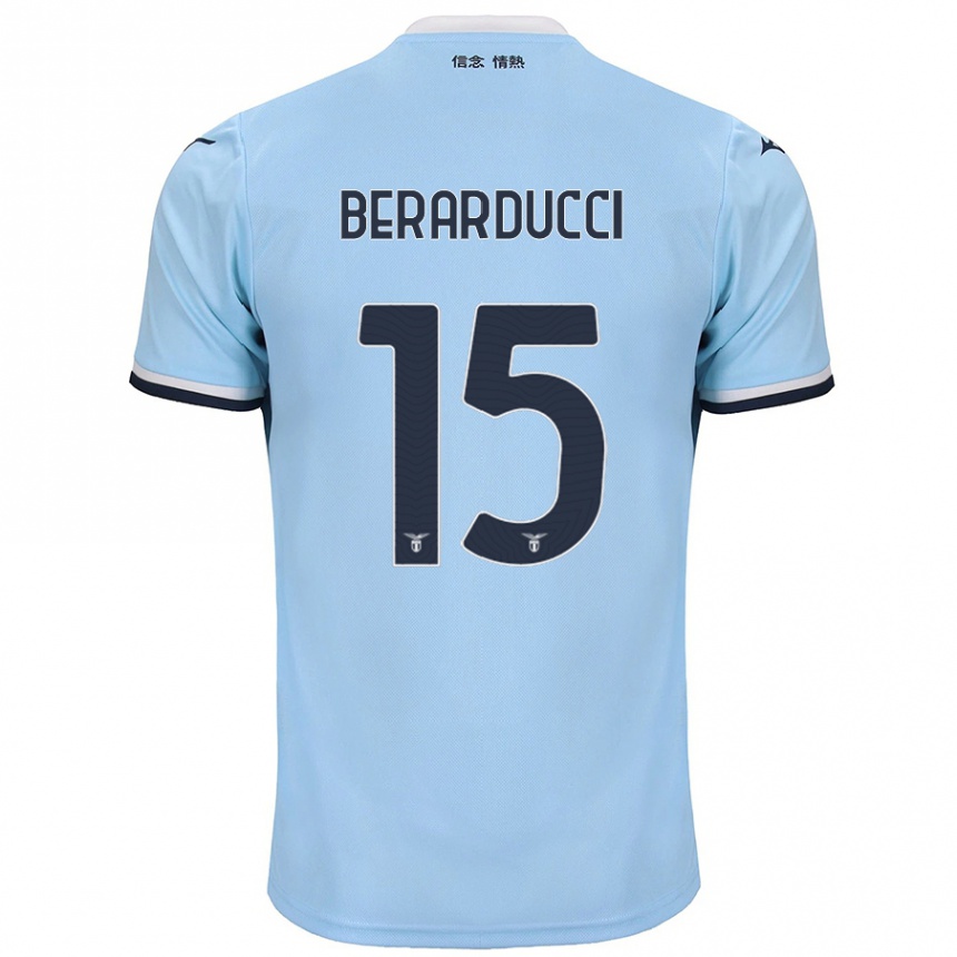 Men Football Martina Berarducci #15 Blue Home Jersey 2024/25 T-Shirt Australia