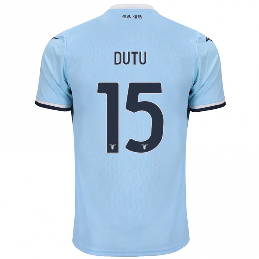 Men Football Matteo Dutu #15 Blue Home Jersey 2024/25 T-Shirt Australia