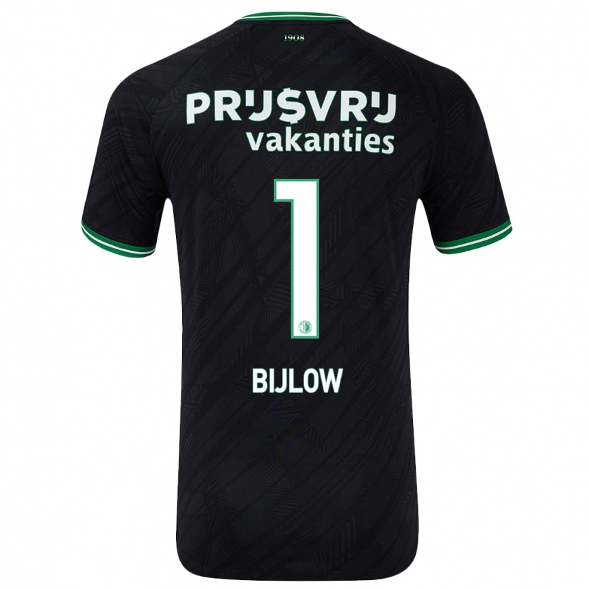 Men Football Justin Bijlow #1 Black Green Away Jersey 2024/25 T-Shirt Australia