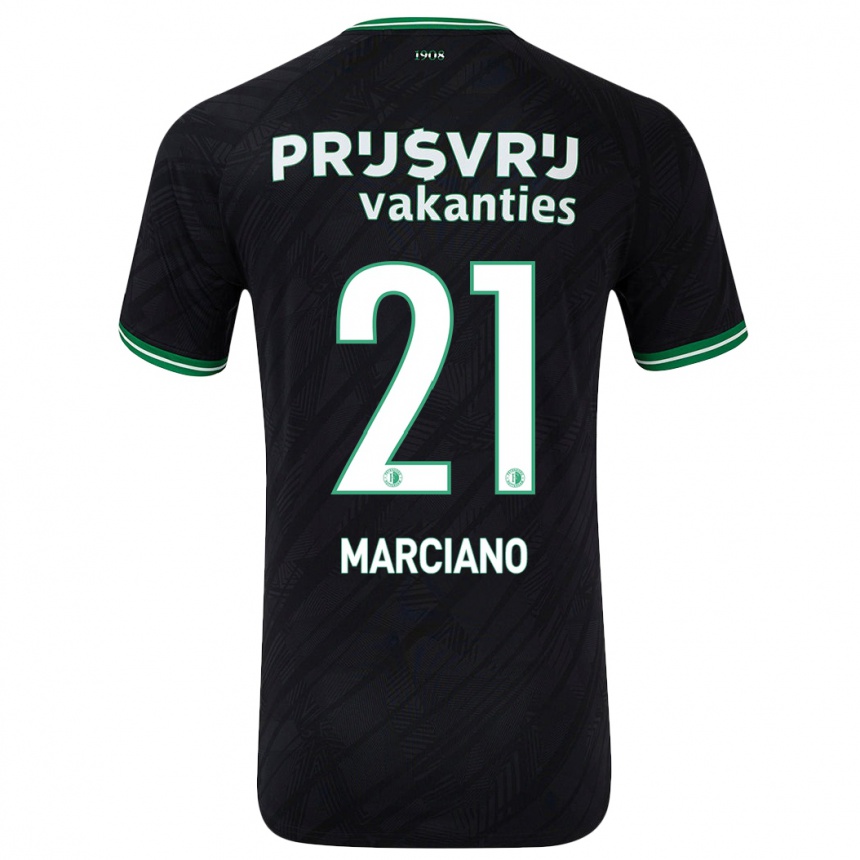 Men Football Ofir Marciano #21 Black Green Away Jersey 2024/25 T-Shirt Australia