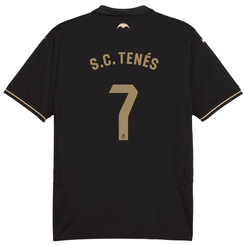 Men Football Sergi Canós #7 Black Away Jersey 2024/25 T-Shirt Australia