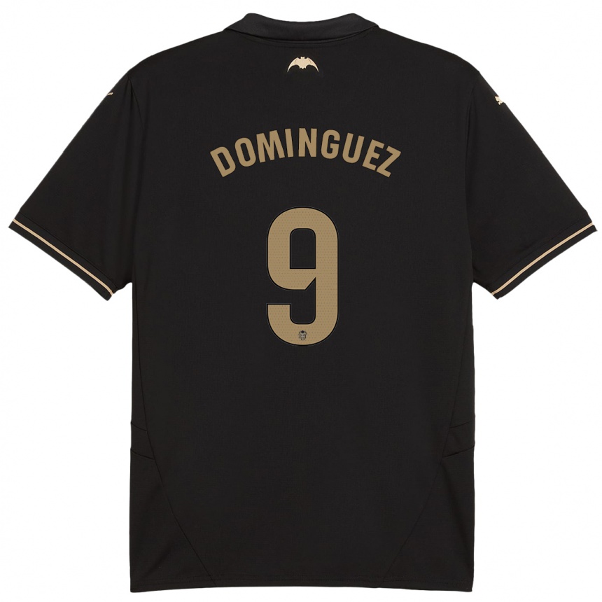 Men Football Mario Dominguez #9 Black Away Jersey 2024/25 T-Shirt Australia