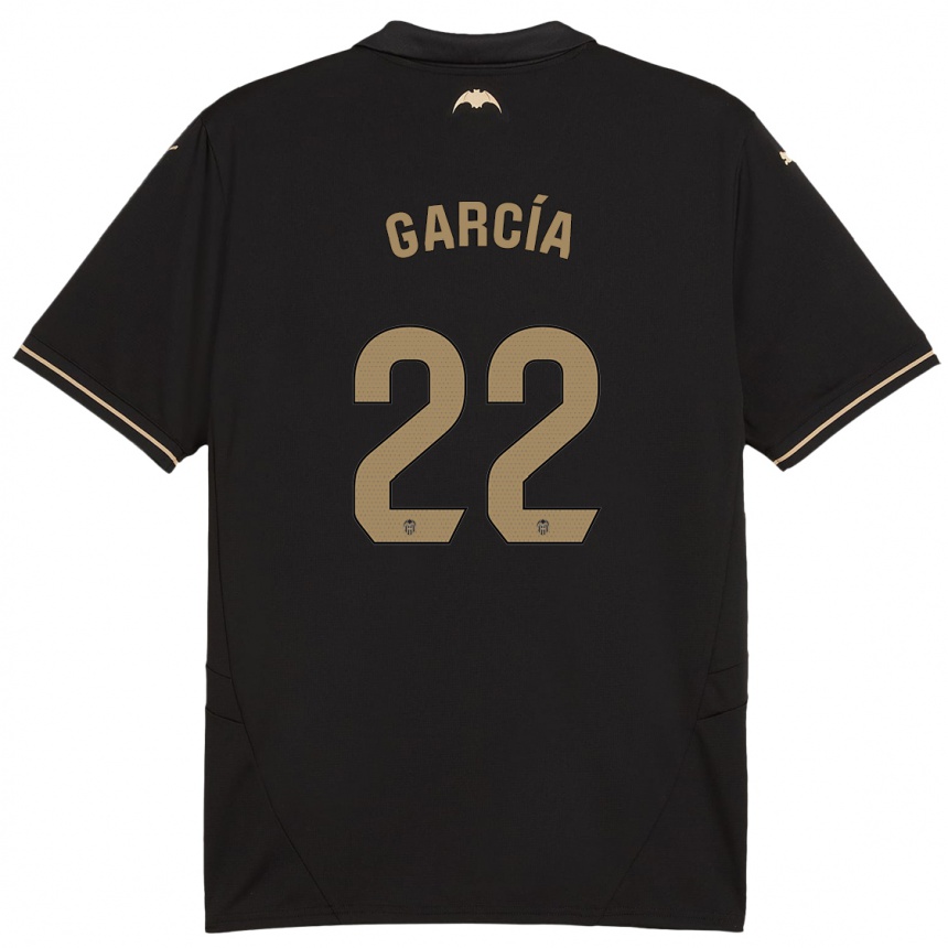 Men Football Azael García #22 Black Away Jersey 2024/25 T-Shirt Australia