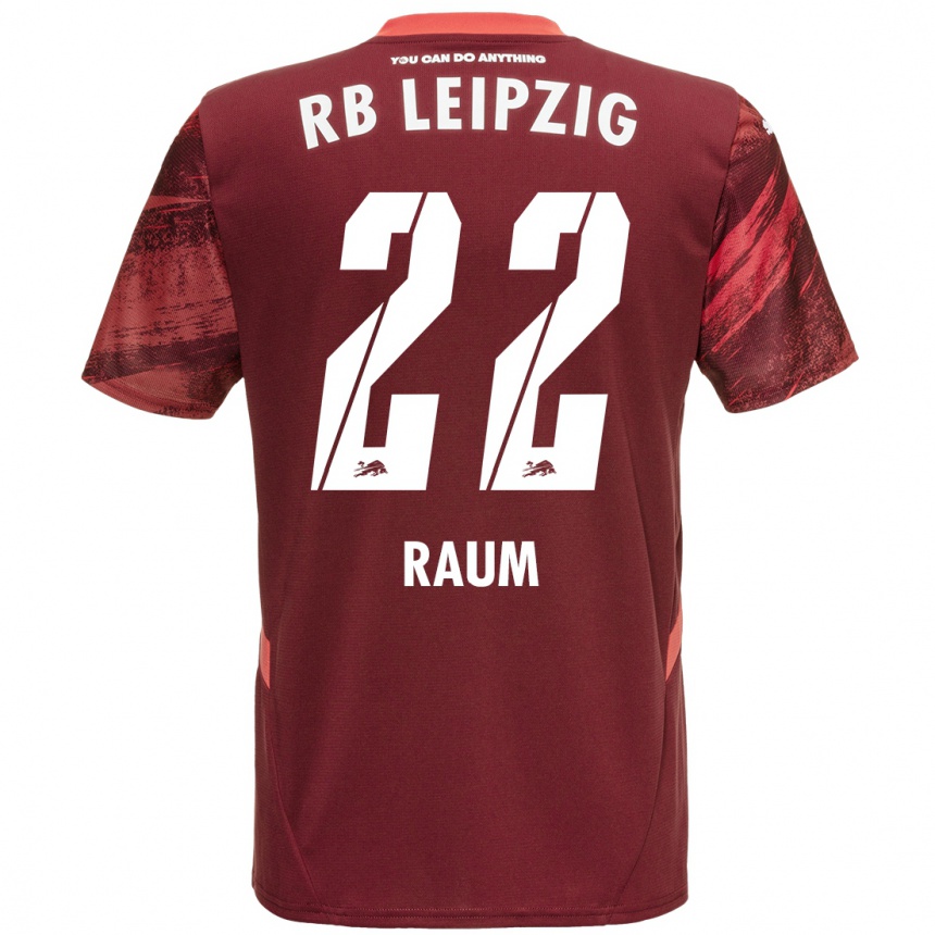 Men Football David Raum #22 Burgundy Away Jersey 2024/25 T-Shirt Australia