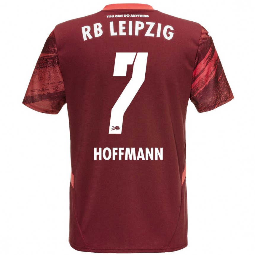 Men Football Giovanna Hoffmann #7 Burgundy Away Jersey 2024/25 T-Shirt Australia