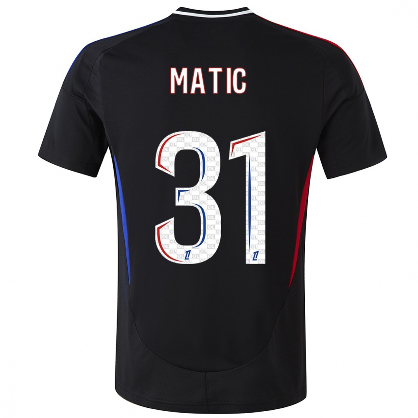 Men Football Nemanja Matic #31 Black Away Jersey 2024/25 T-Shirt Australia