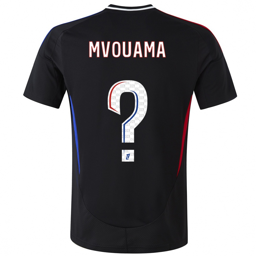 Men Football Olivier Mvouama #0 Black Away Jersey 2024/25 T-Shirt Australia