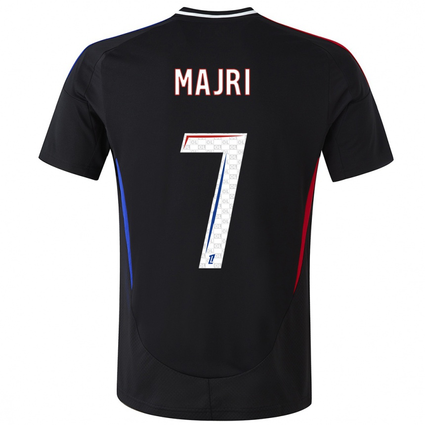 Men Football Amel Majri #7 Black Away Jersey 2024/25 T-Shirt Australia