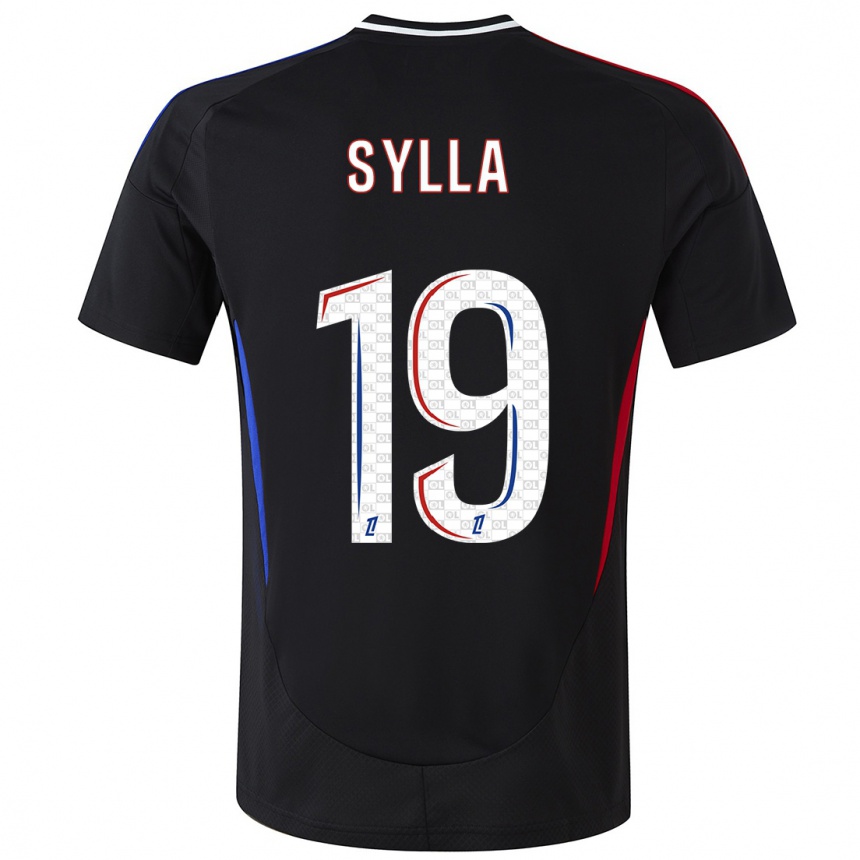 Men Football Kysha Sylla #19 Black Away Jersey 2024/25 T-Shirt Australia