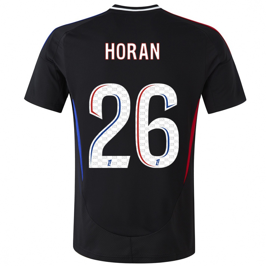 Men Football Lindsey Horan #26 Black Away Jersey 2024/25 T-Shirt Australia