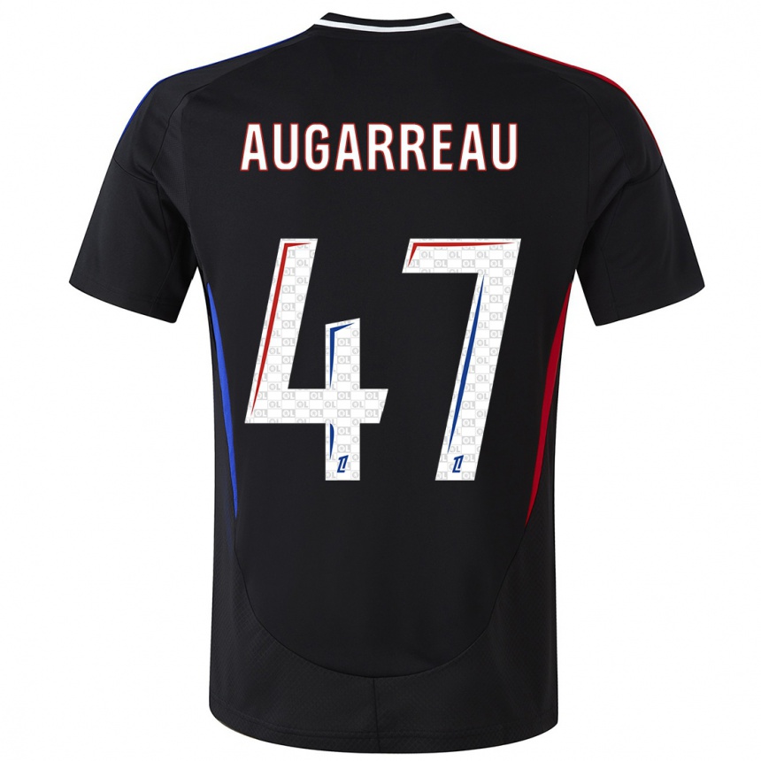 Men Football Sofiane Augarreau #47 Black Away Jersey 2024/25 T-Shirt Australia