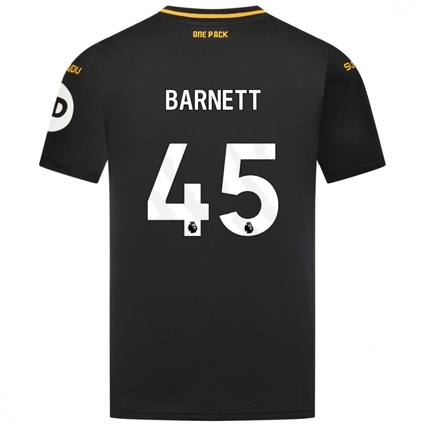 Men Football Ty Barnett #45 Black Away Jersey 2024/25 T-Shirt Australia