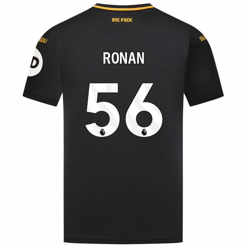 Men Football Connor Ronan #56 Black Away Jersey 2024/25 T-Shirt Australia