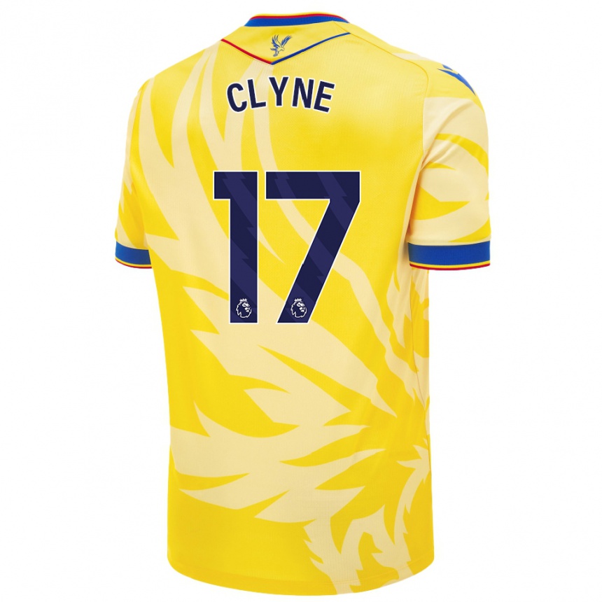 Men Football Nathaniel Clyne #17 Yellow Away Jersey 2024/25 T-Shirt Australia