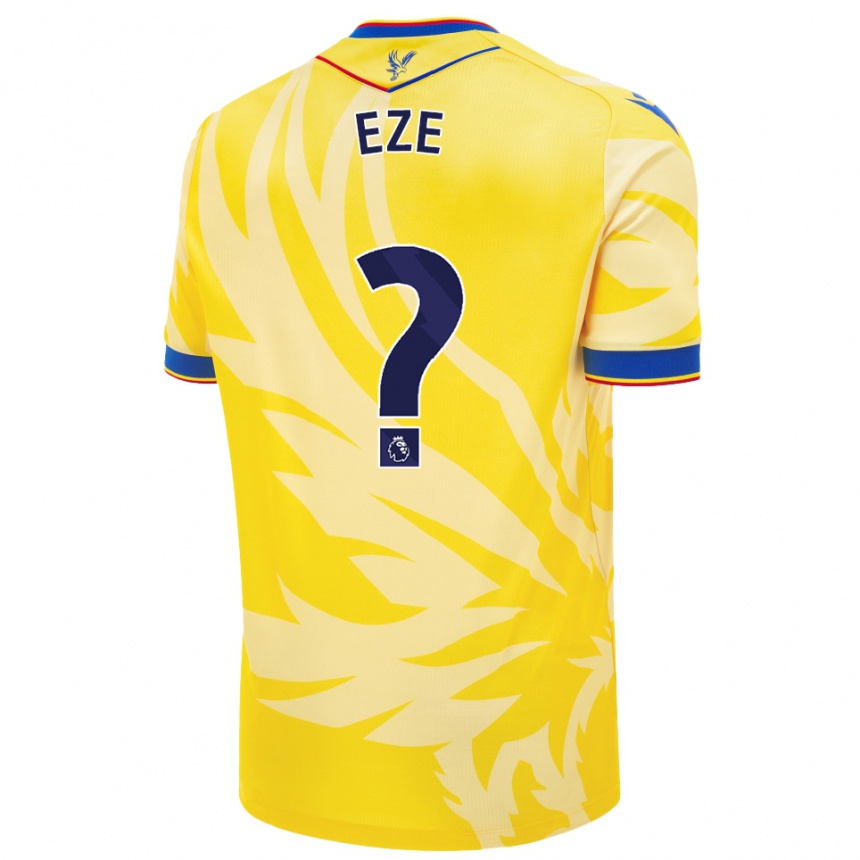 Men Football Chimaechi Eze #0 Yellow Away Jersey 2024/25 T-Shirt Australia