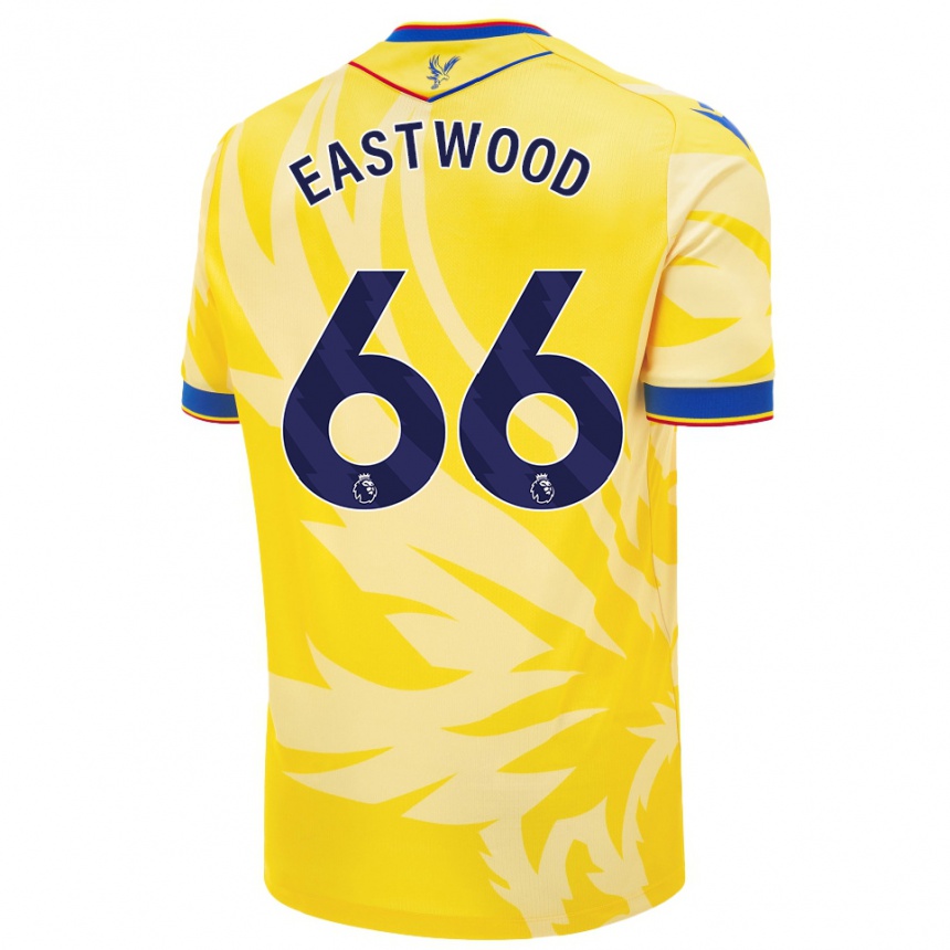 Men Football Billy Eastwood #66 Yellow Away Jersey 2024/25 T-Shirt Australia