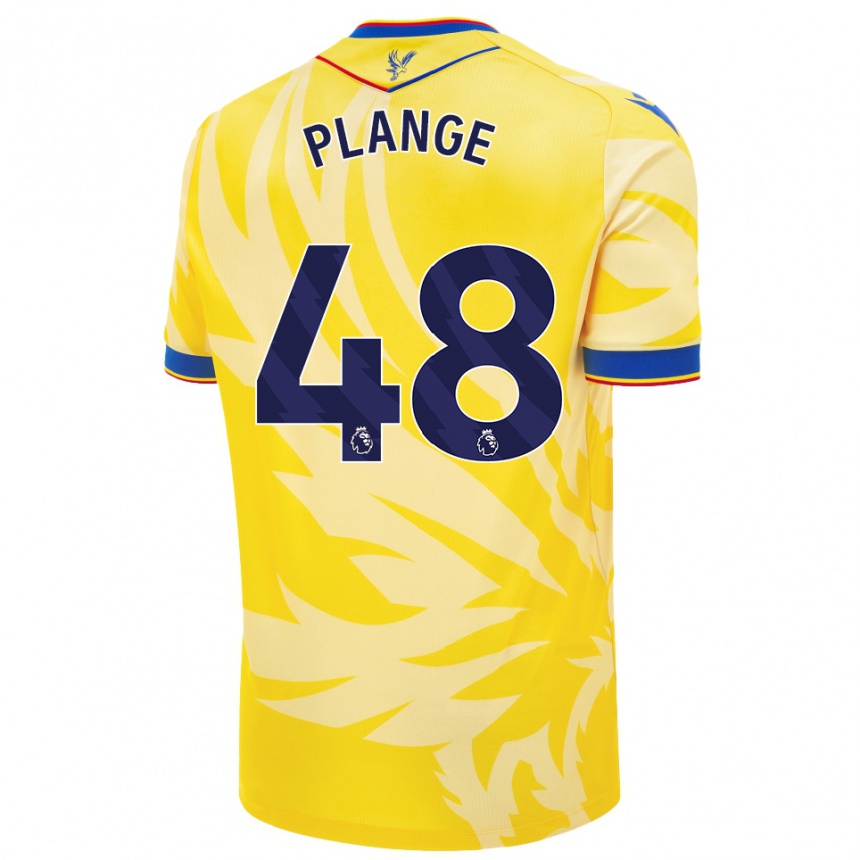 Men Football Luke Plange #48 Yellow Away Jersey 2024/25 T-Shirt Australia