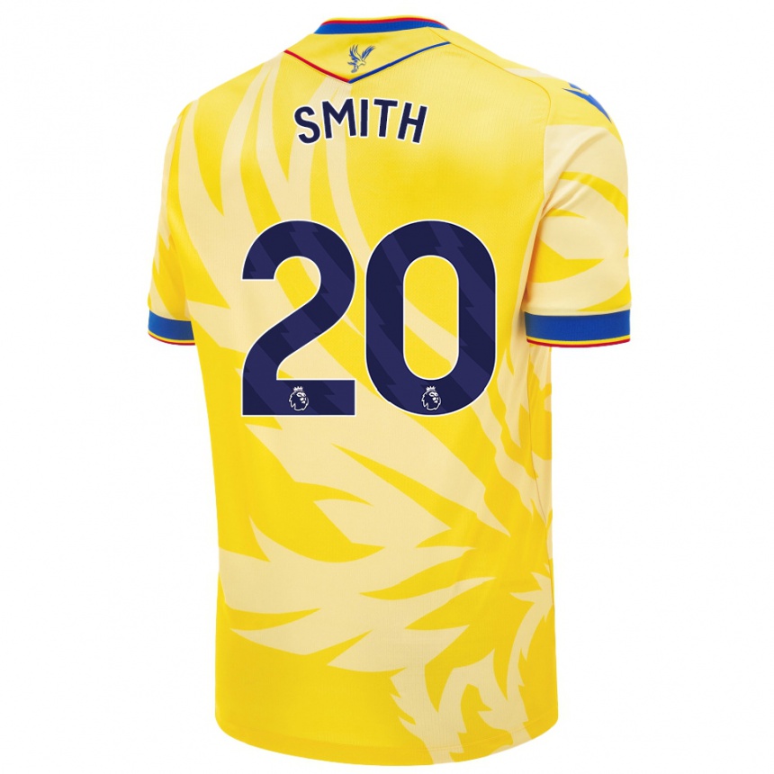 Men Football Hope Smith #20 Yellow Away Jersey 2024/25 T-Shirt Australia