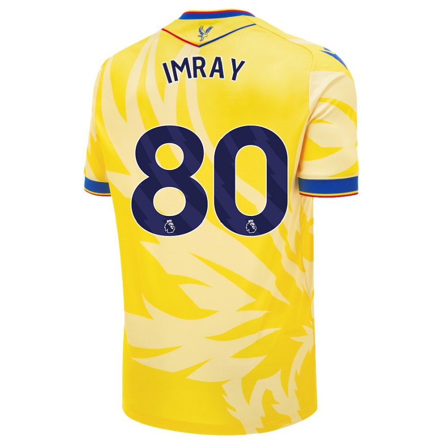 Men Football Danny Imray #80 Yellow Away Jersey 2024/25 T-Shirt Australia