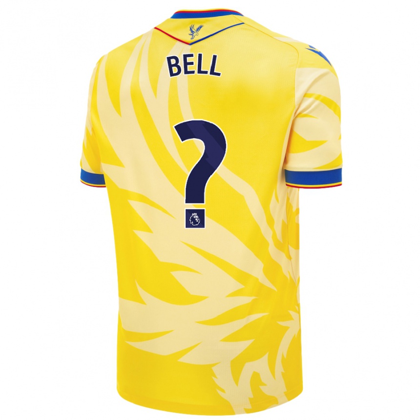 Men Football Freddie Bell #0 Yellow Away Jersey 2024/25 T-Shirt Australia