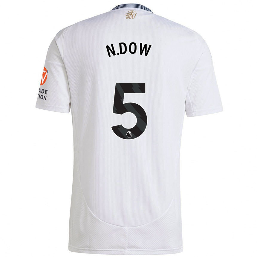 Men Football Elisha N'dow #5 White Away Jersey 2024/25 T-Shirt Australia