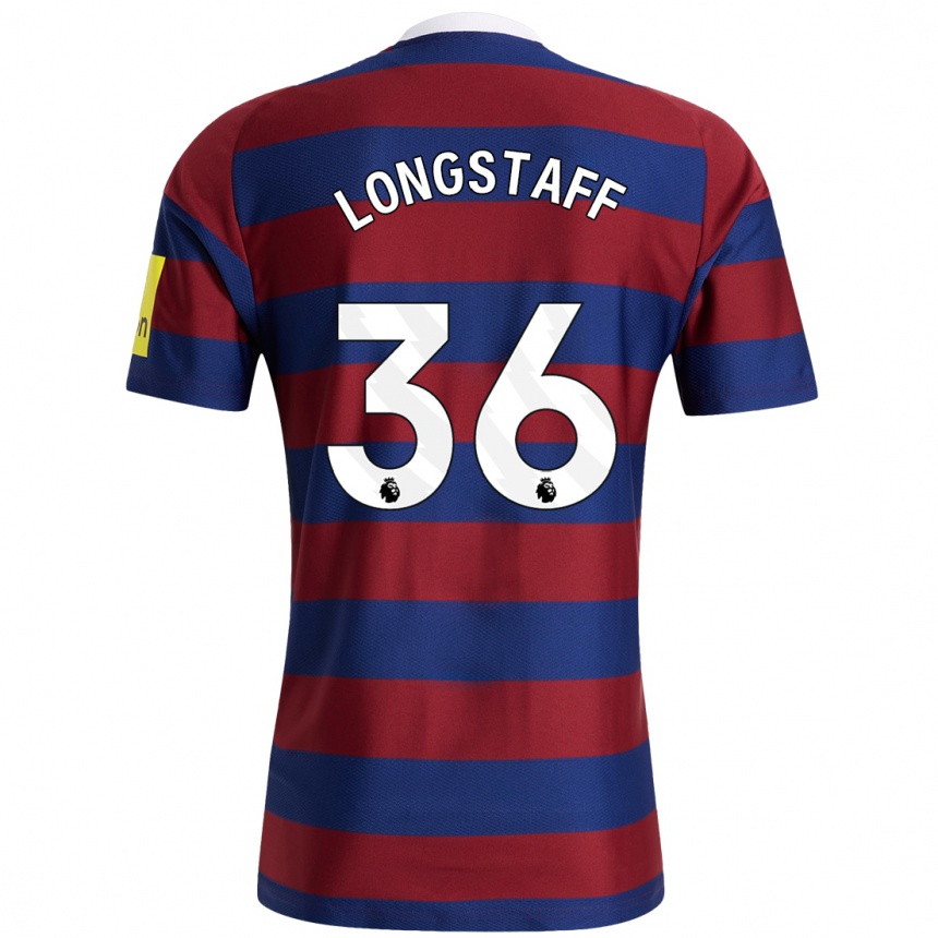 Men Football Sean Longstaff #36 Burgundy Navy Blue Away Jersey 2024/25 T-Shirt Australia