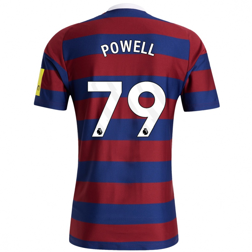 Men Football Rory Powell #79 Burgundy Navy Blue Away Jersey 2024/25 T-Shirt Australia