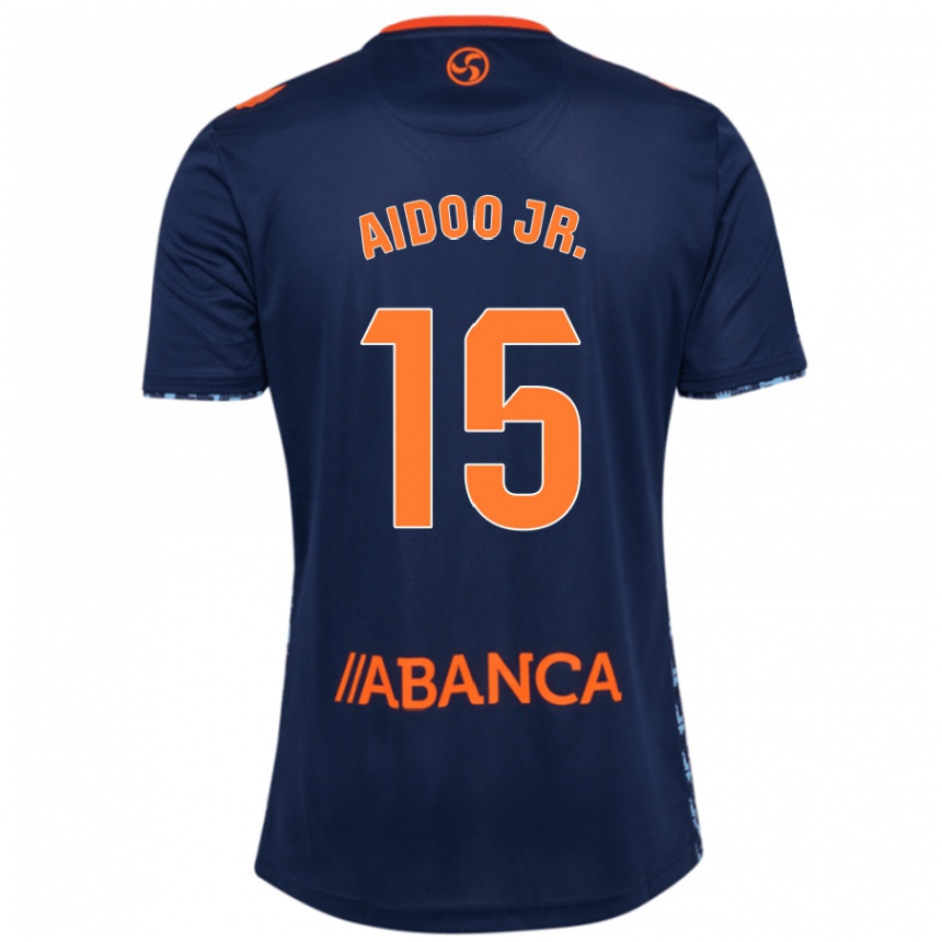 Men Football Joseph Aidoo #15 Navy Blue Away Jersey 2024/25 T-Shirt Australia