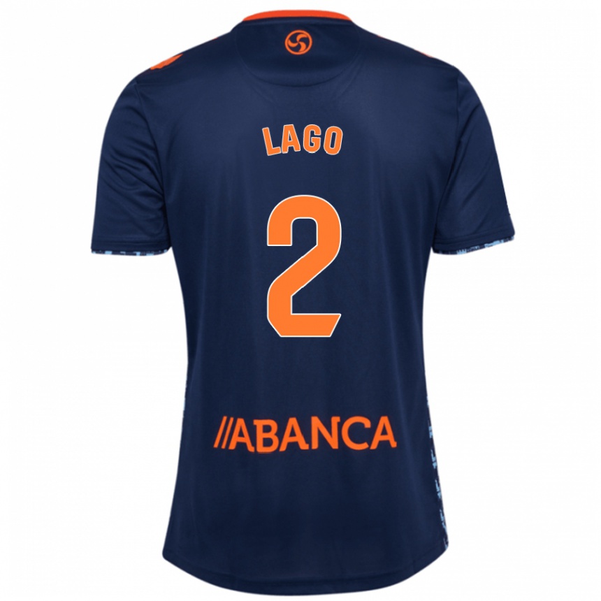 Men Football Yoel Lago #2 Navy Blue Away Jersey 2024/25 T-Shirt Australia