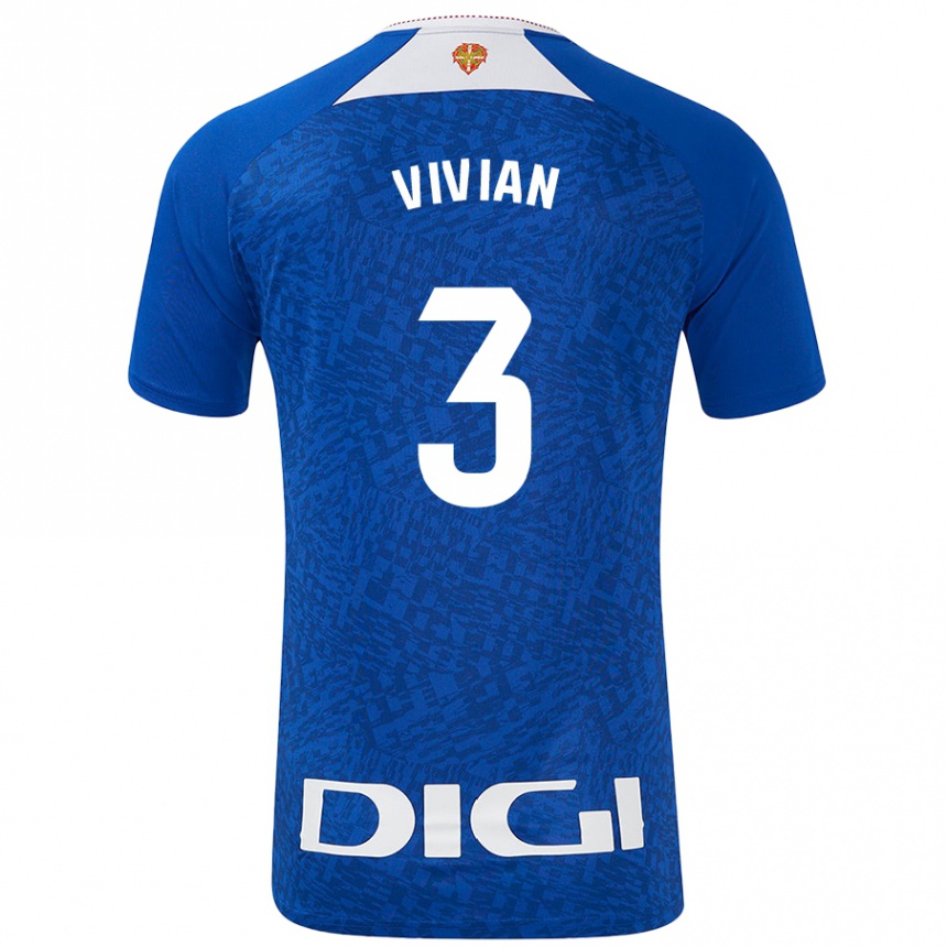 Men Football Dani Vivian #3 Royal Blue Away Jersey 2024/25 T-Shirt Australia