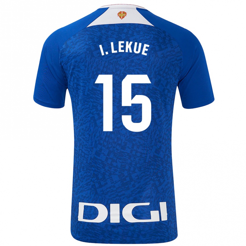 Men Football Iñigo Lekue #15 Royal Blue Away Jersey 2024/25 T-Shirt Australia