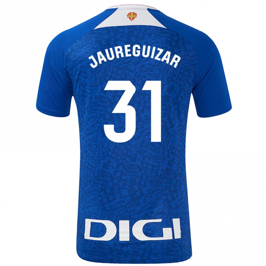 Men Football Mikel Jauregizar #31 Royal Blue Away Jersey 2024/25 T-Shirt Australia