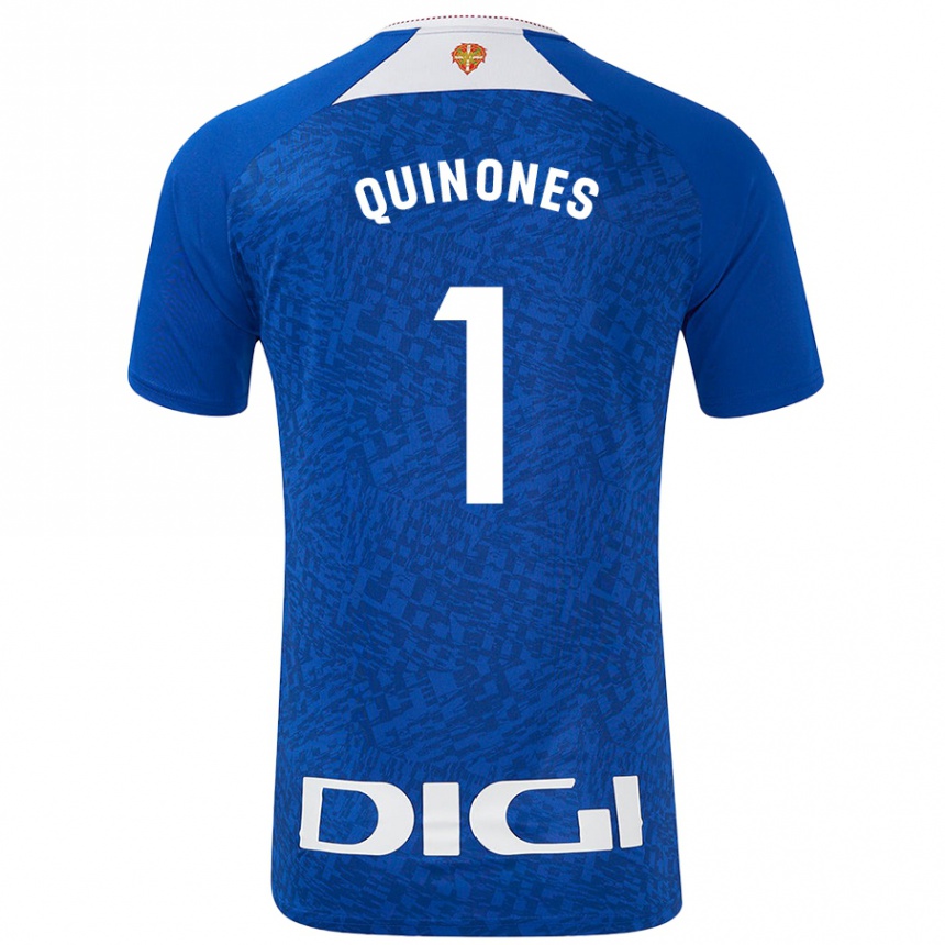 Men Football Mariasun Quiñones #1 Royal Blue Away Jersey 2024/25 T-Shirt Australia