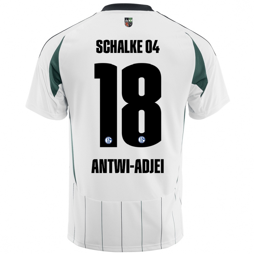 Men Football Christopher Antwi-Adjei #18 White Green Away Jersey 2024/25 T-Shirt Australia