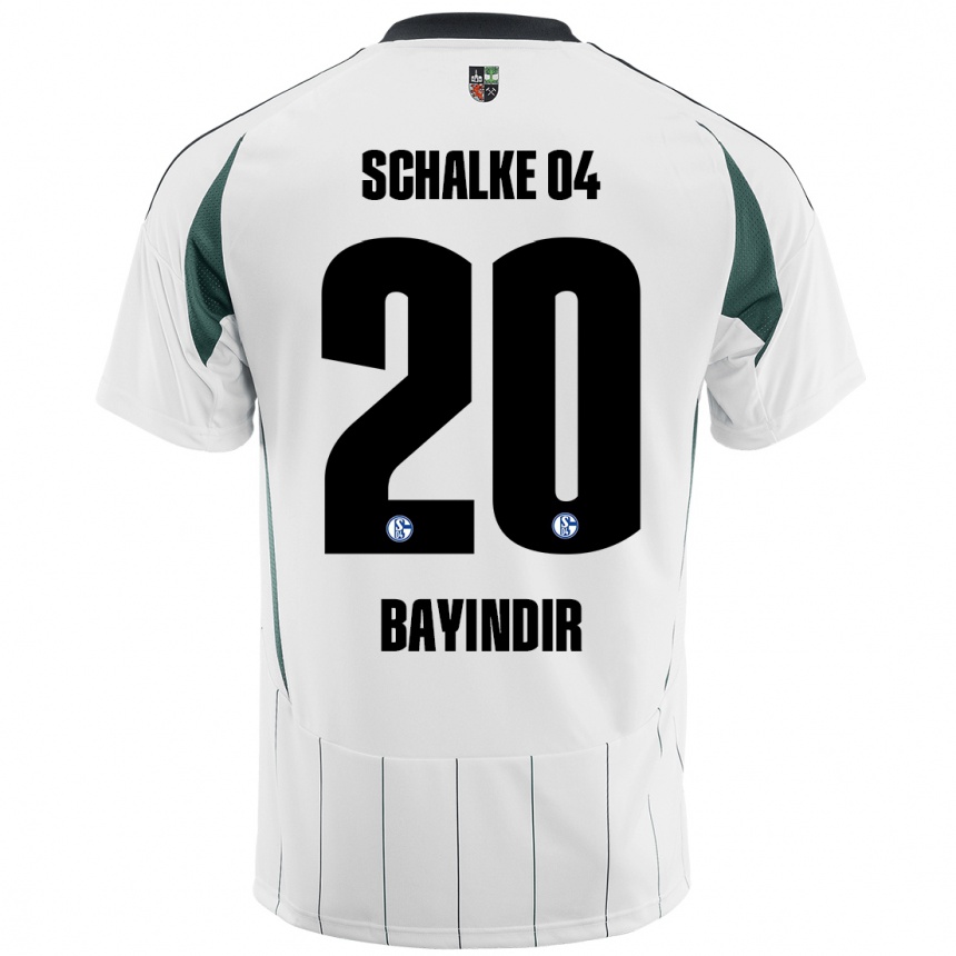 Men Football Aris Bayindir #20 White Green Away Jersey 2024/25 T-Shirt Australia