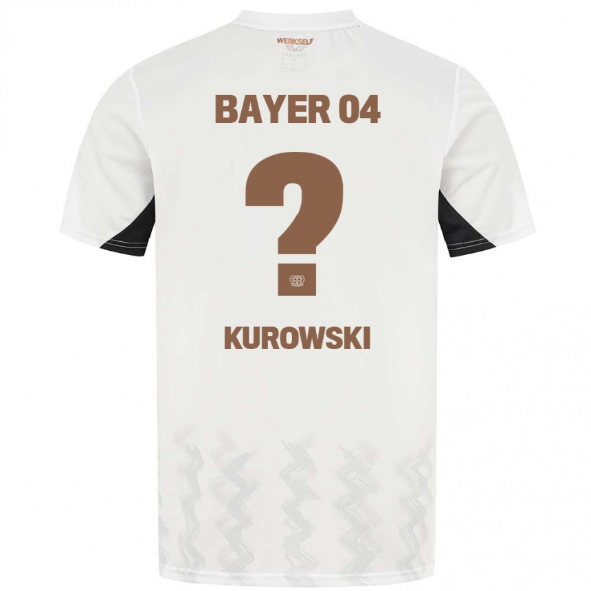 Men Football Julien Kurowski #0 White Black Away Jersey 2024/25 T-Shirt Australia