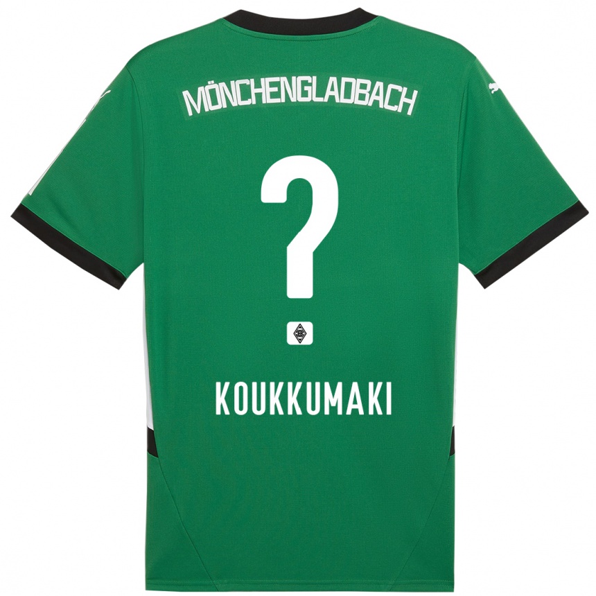 Men Football Taavi Koukkumäki #0 Green White Away Jersey 2024/25 T-Shirt Australia