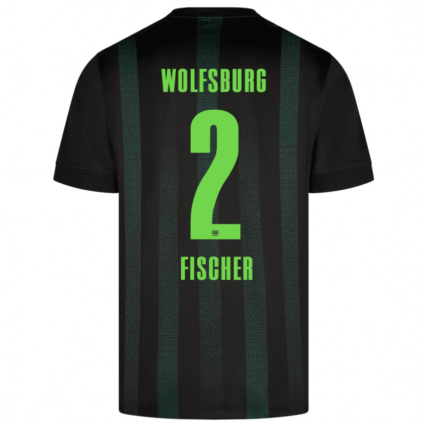 Men Football Kilian Fischer #2 Dark Green Away Jersey 2024/25 T-Shirt Australia