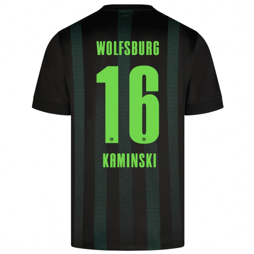 Men Football Jakub Kaminski #16 Dark Green Away Jersey 2024/25 T-Shirt Australia