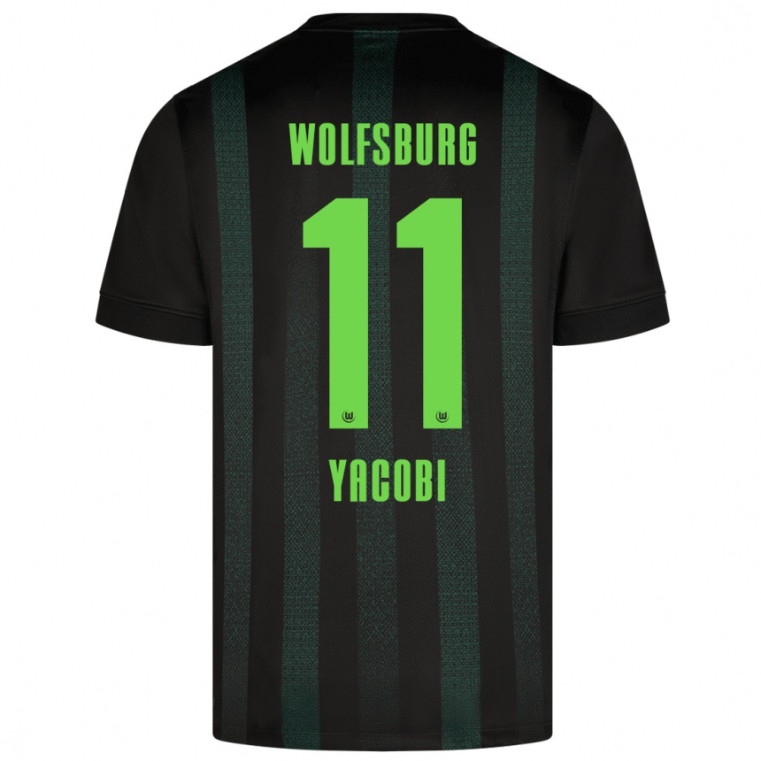 Men Football Nilas Yacobi #11 Dark Green Away Jersey 2024/25 T-Shirt Australia