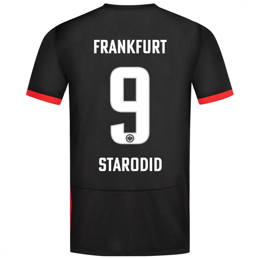 Men Football Daniel Starodid #9 Black Away Jersey 2024/25 T-Shirt Australia