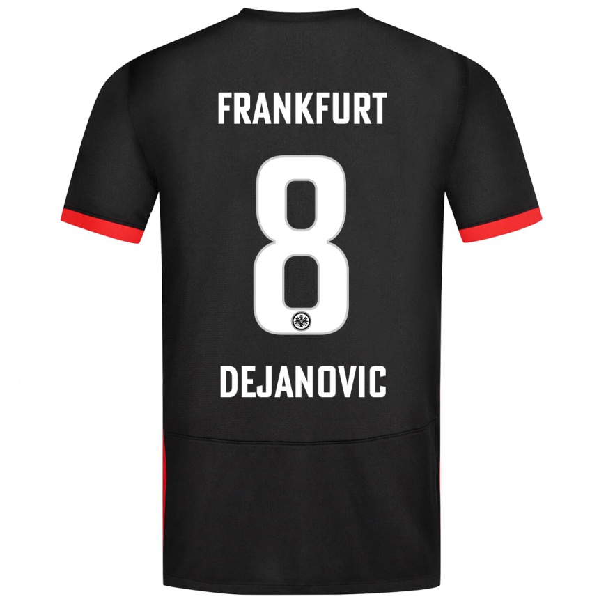 Men Football Daniel Dejanovic #8 Black Away Jersey 2024/25 T-Shirt Australia