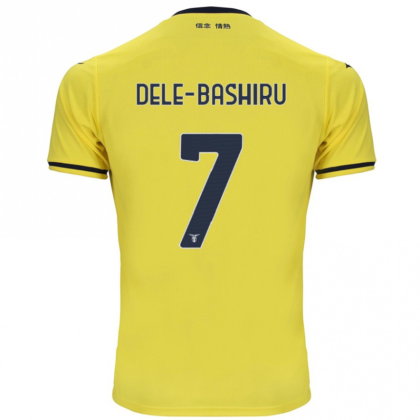 Men Football Fisayo Dele-Bashiru #7 Yellow Away Jersey 2024/25 T-Shirt Australia